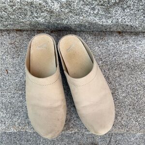 Dansko Cream clogs